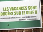 Dernier jour de l'école de Golf